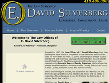 Tablet Screenshot of edavidsilverberg.com